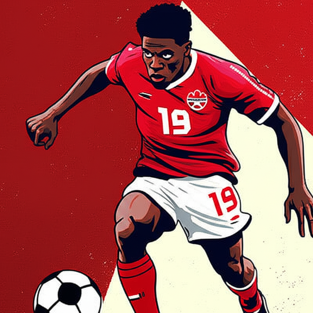 Frustrated Canadian soccer player dealing with hamstring concern at training