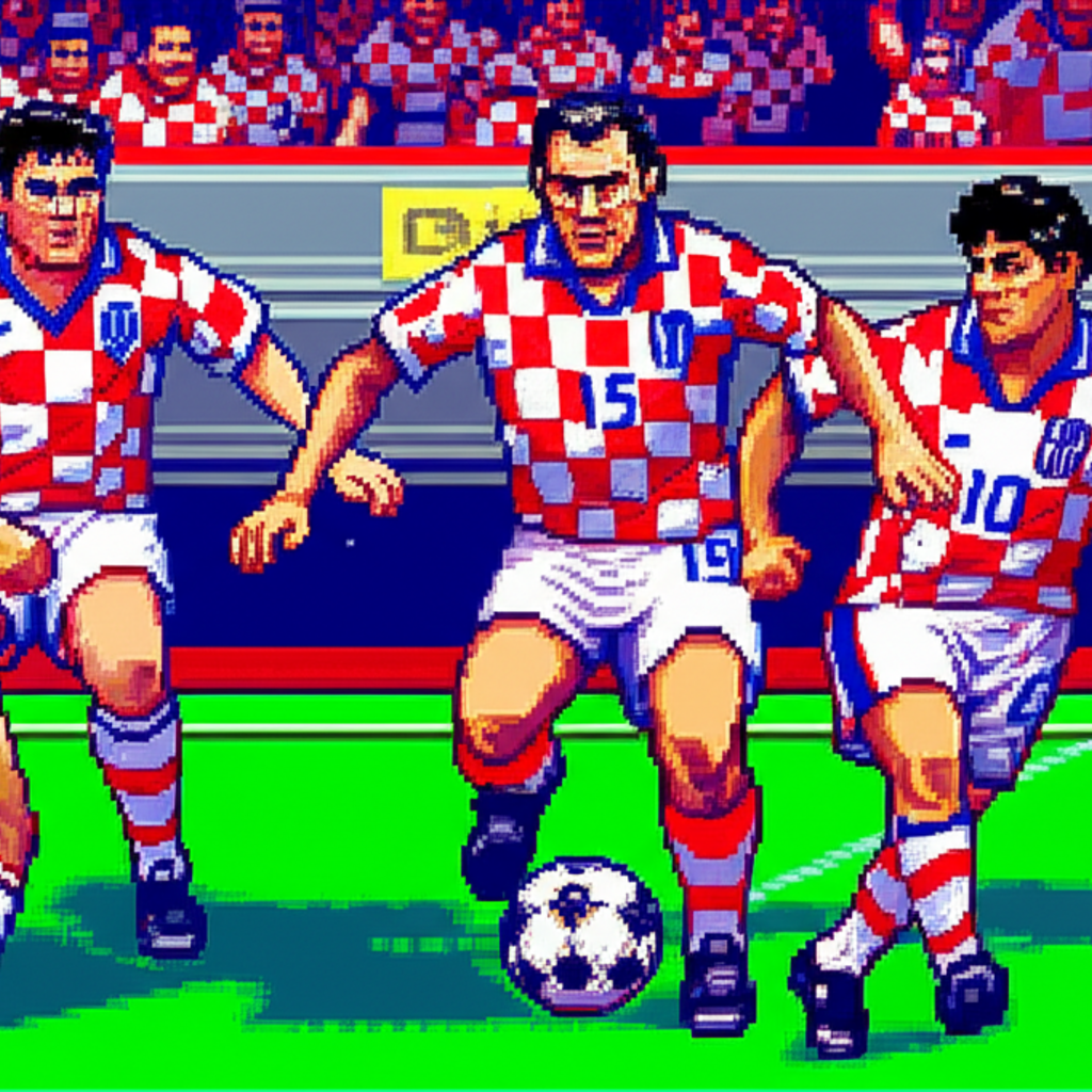Pixel art illustration for Croatia's Dark Horse Case: Why The Vatreni Could Go Deep Again