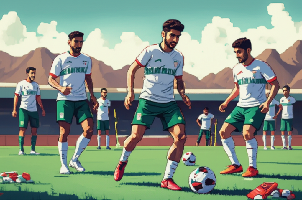 Iran national team training preparation for FIFA World Cup 2026