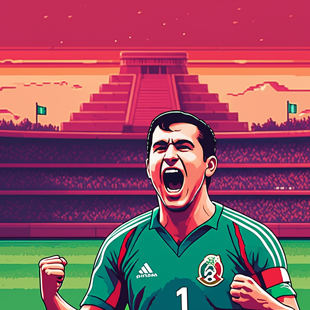 Pixel art illustration for Mexico's Golden Opportunity: Can El Tri Finally Deliver on Home Soil?