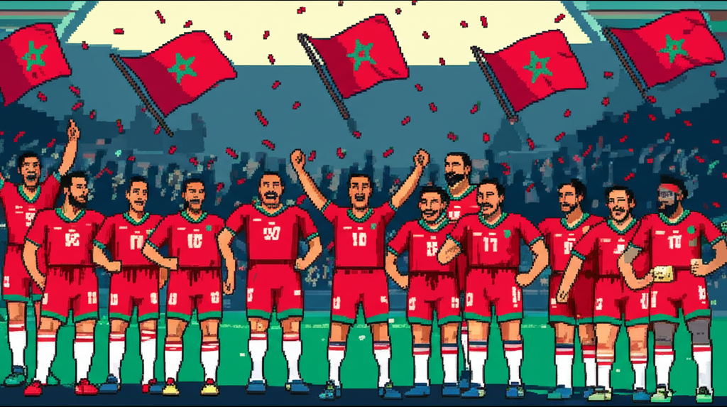 Morocco celebrates AFCON 2025 semifinal victory