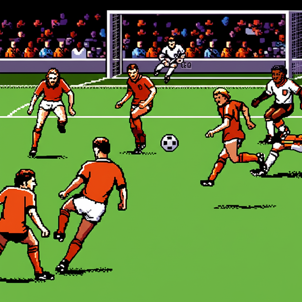 Pixel art illustration for The Netherlands Have Mastered the Art of Almost. Can 2026 Break the Curse?