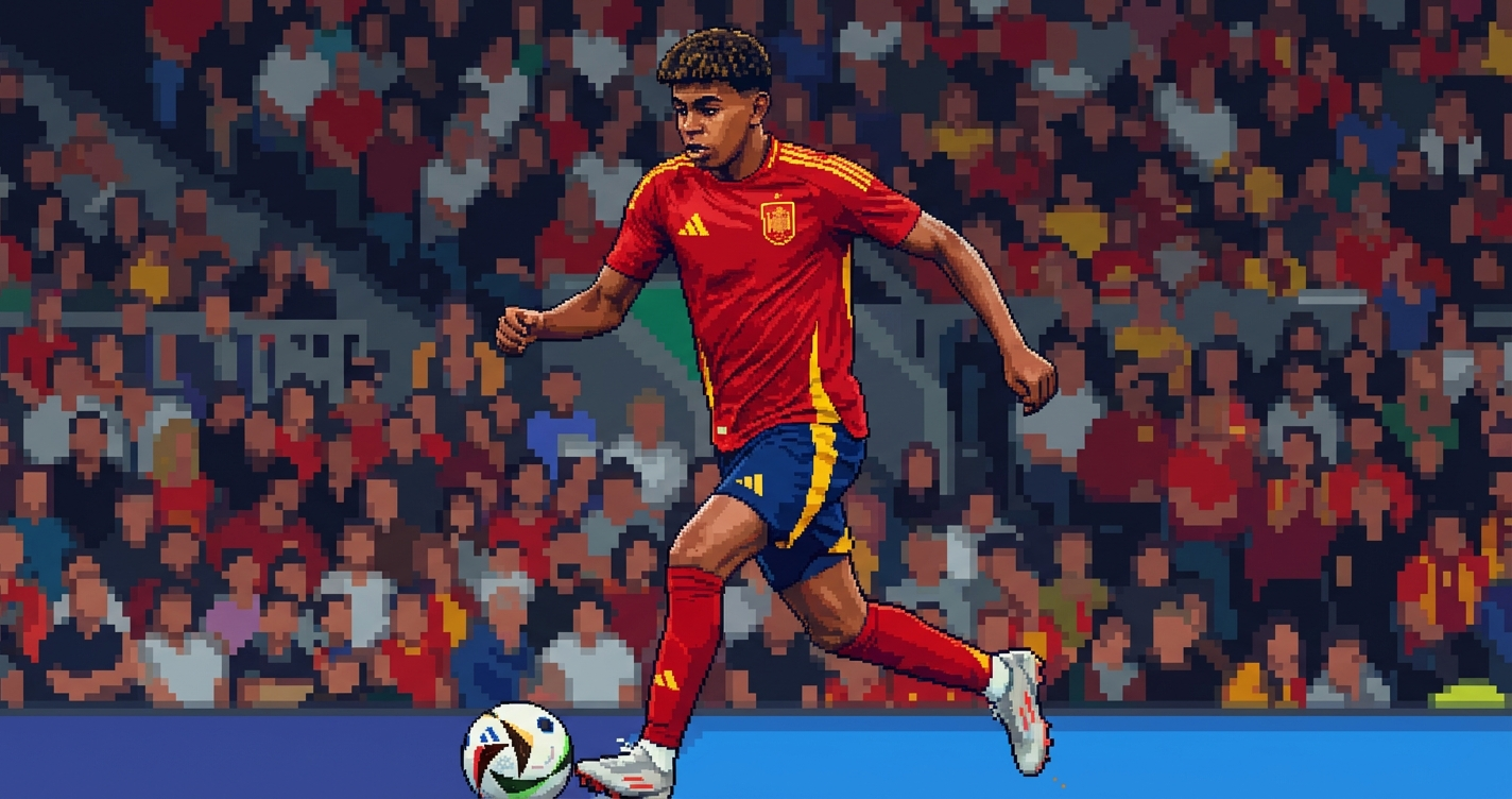 Pixel art for Spain's Luxury Problem: Four Elite Goalkeepers Compete for Three World Cup Spots